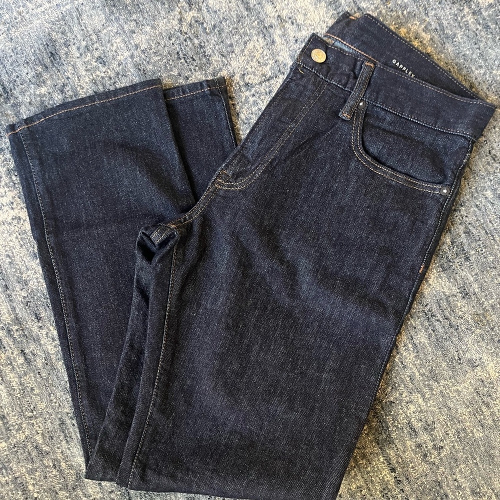 GAP Men's Straight Jeans - Dark Indigo Blue